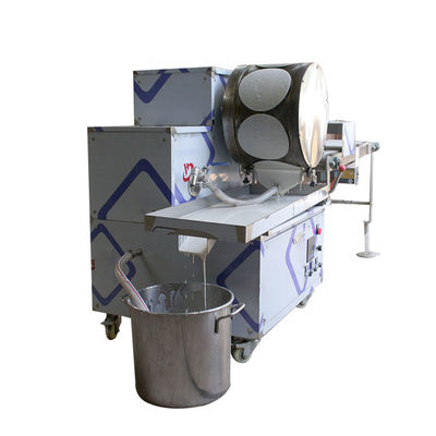 Gas Heating 1500 Pcs/H Injera Samosa Sheet Making Machine