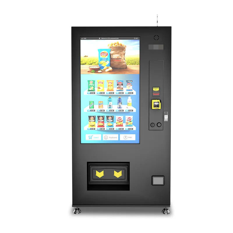 Внутренний свободный стоящий смарт-реклама LCD дисплей торговый автомат с пользовательским интерфейсом сенсорного экрана, дистанционно управляемый цифровой