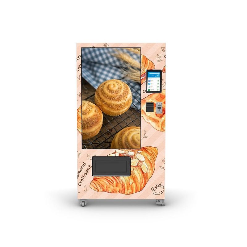 Автоматический хлеб 50 Вт Продукты питания и напитков Qr платные торговые автоматы
