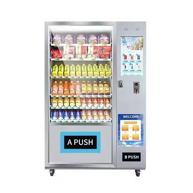 Комбайн Фабрика Поставка Топ-качество Полный спектр услуг Хорошая Здоровая пища закуска и напитки Автоматы для продажи